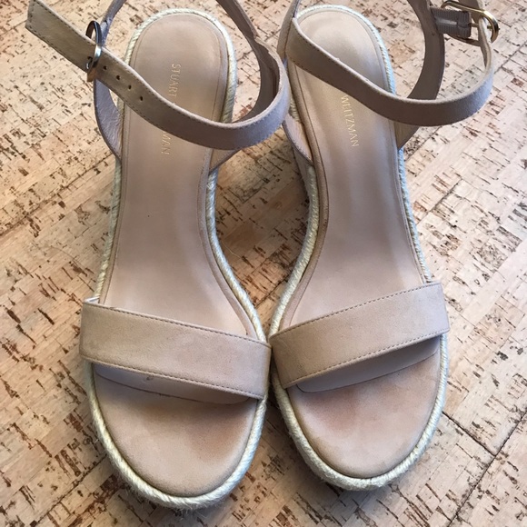 Stuart Weitzman Wedge Sandles - Picture 2 of 8